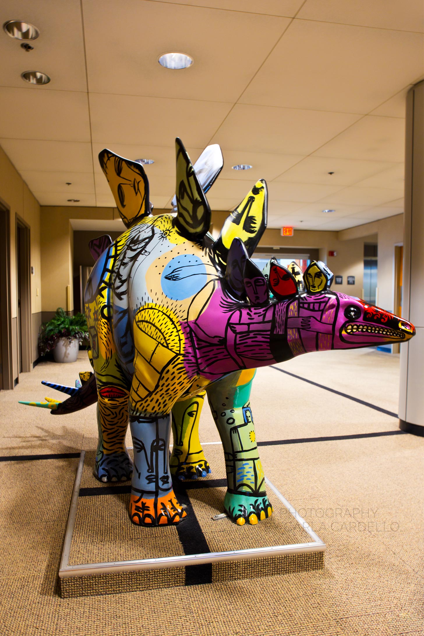 Anthropomorphisaurus Pittsburgh Dinosaur Statue