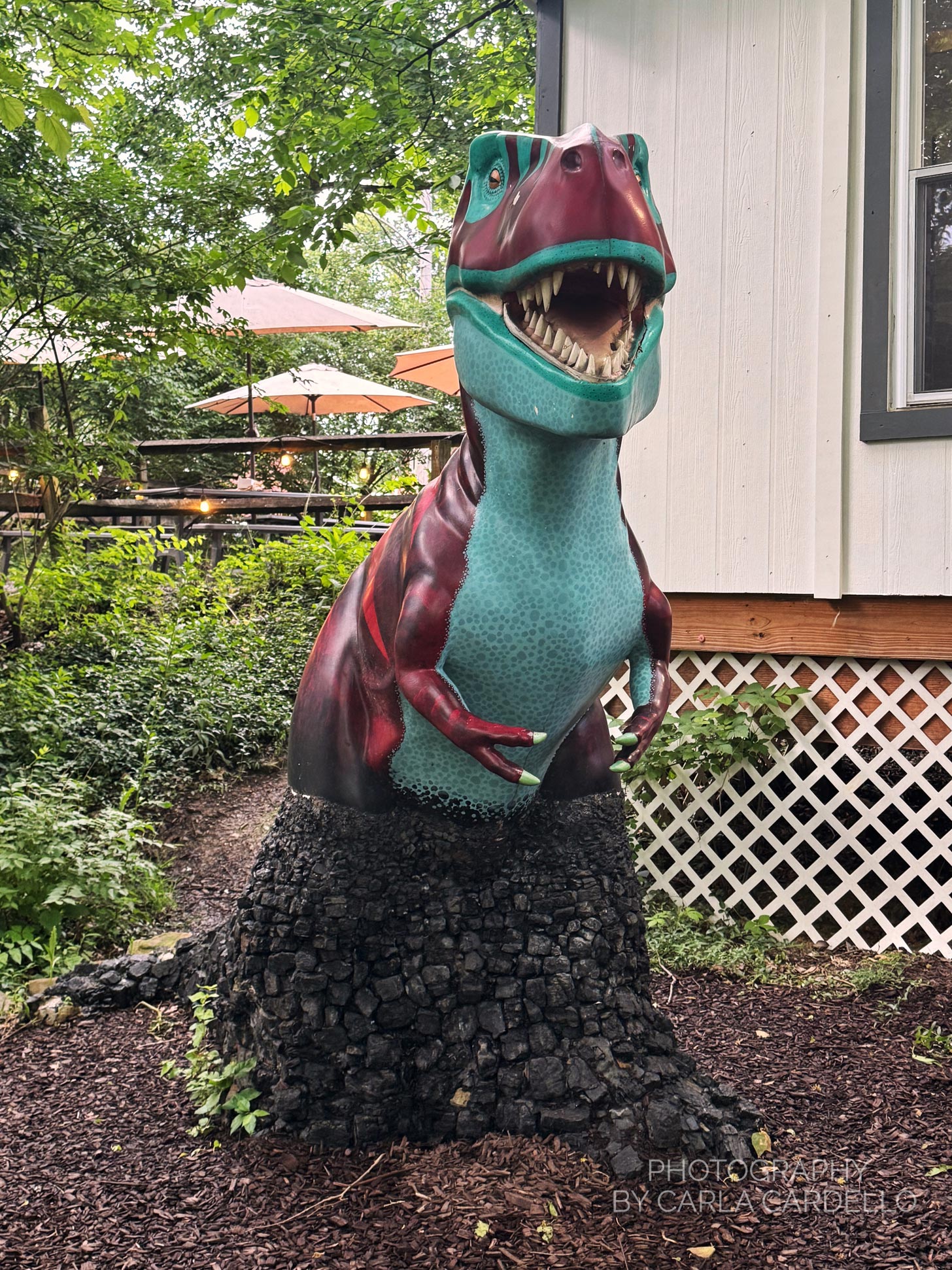 Fossil Fuels Pittsburgh dinosaur statue