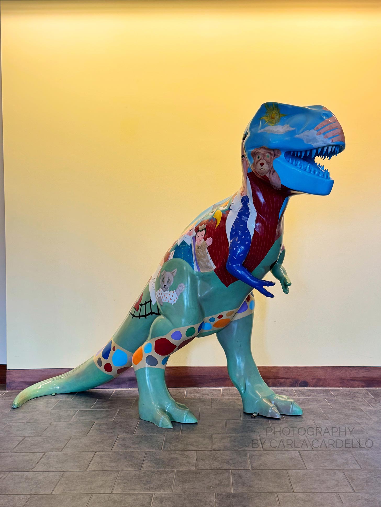Neighborhoodsaurus Pittsburgh Dinosaur Statue