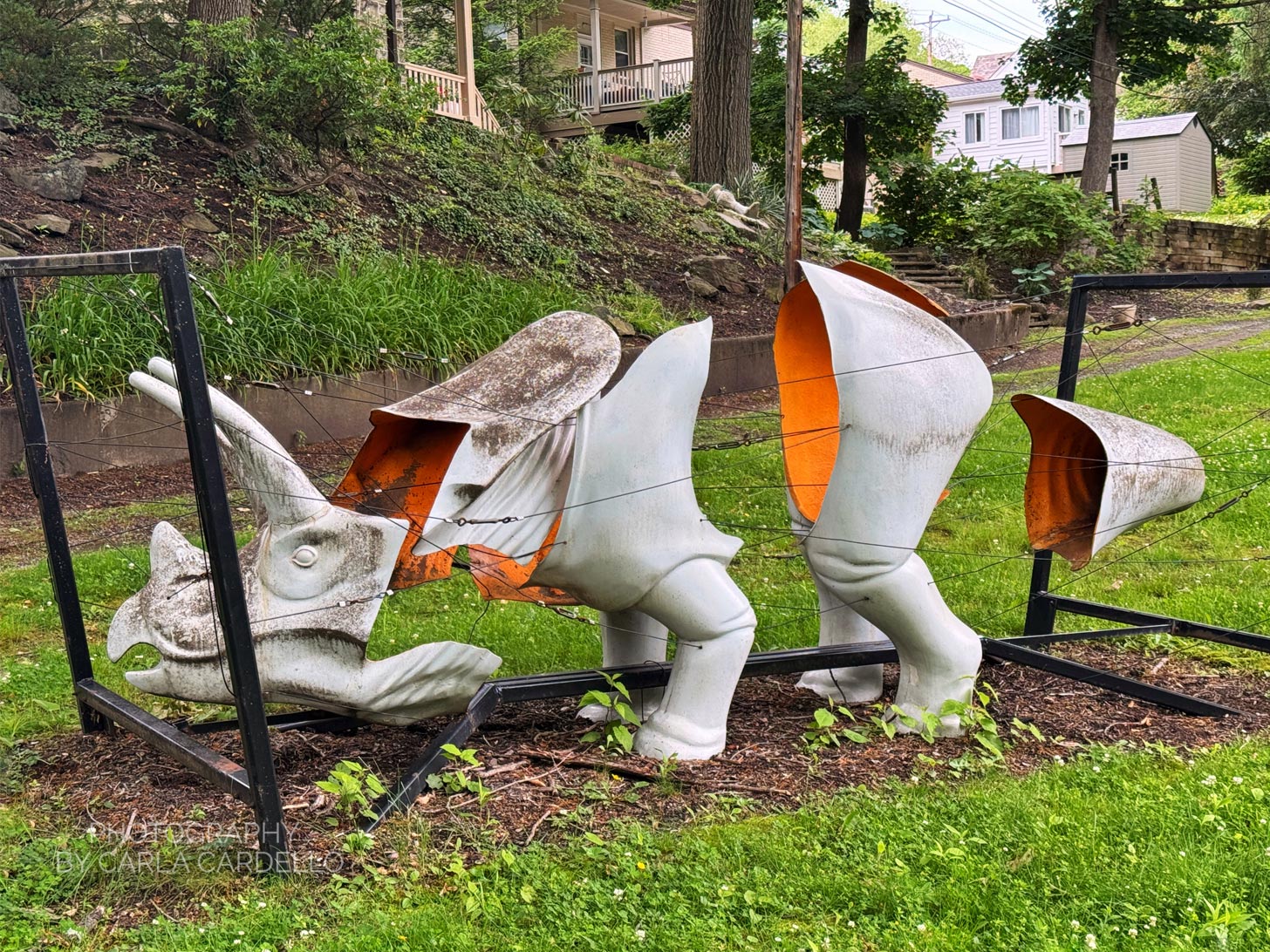 Primal Cuts Pittsburgh Dinosaur Statue