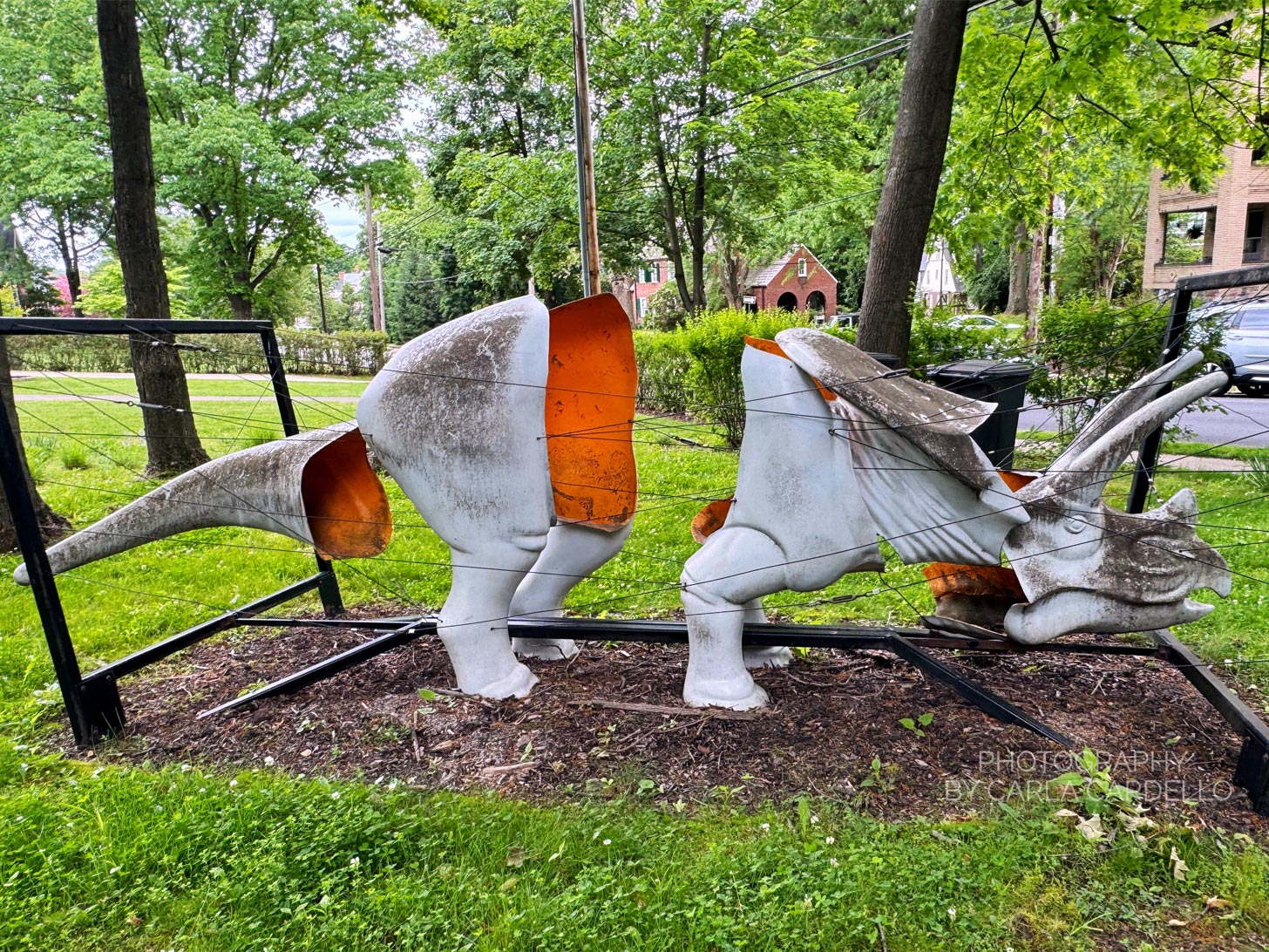 Primal Cuts Pittsburgh Dinosaur Statue