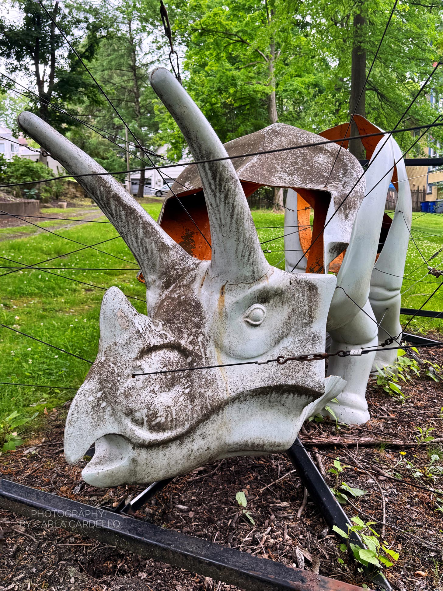 Primal Cuts Pittsburgh Dinosaur Statue