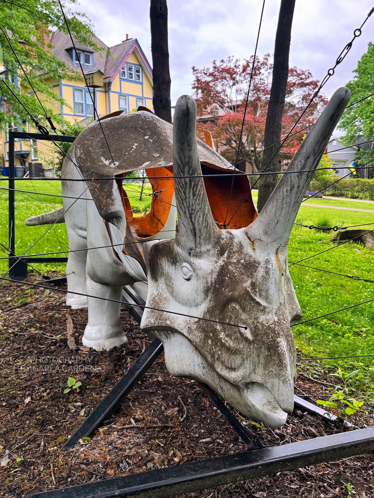 Primal Cuts Pittsburgh Dinosaur Statue