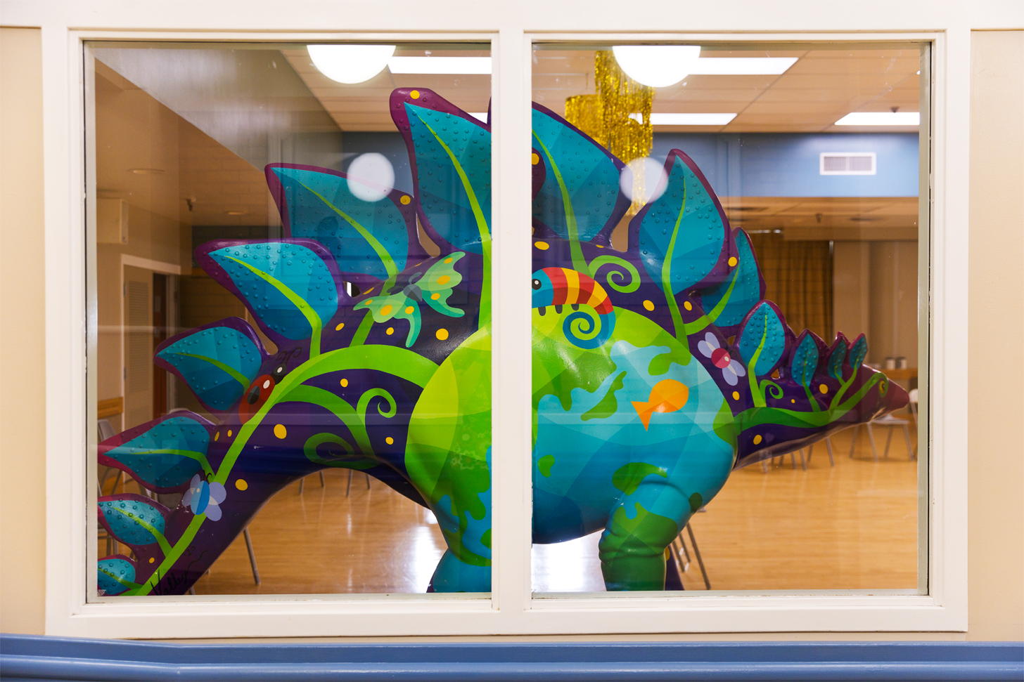 Seymour Sparklesaurus Pittsburgh Dinosaur Statue