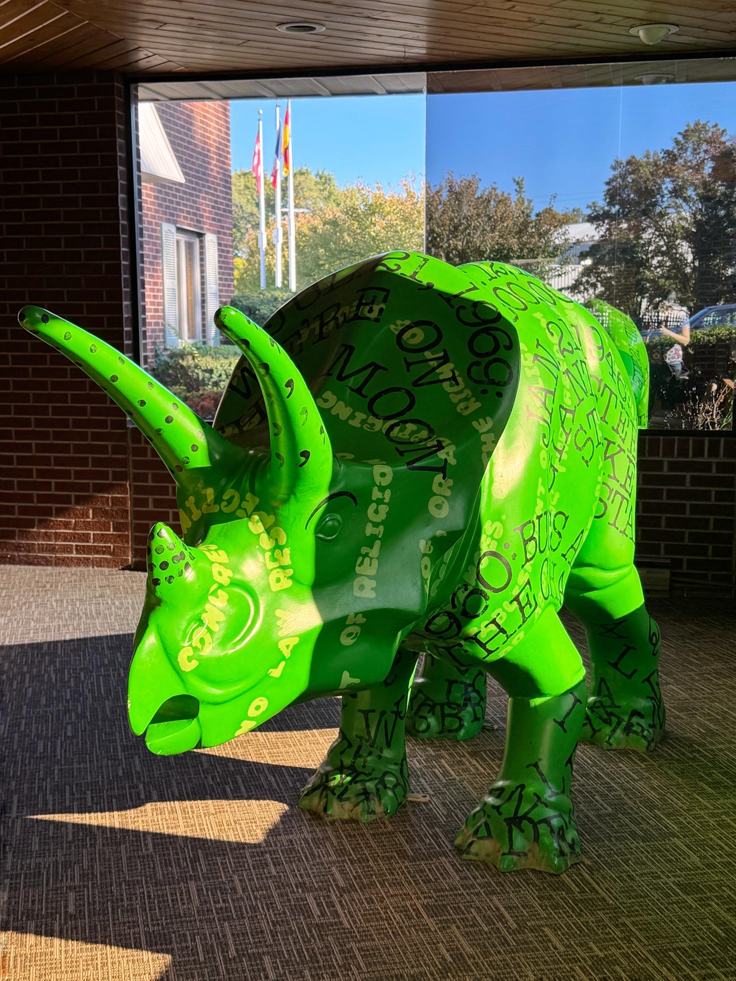 Typosaurus Pittsburgh Dinosaur Statue