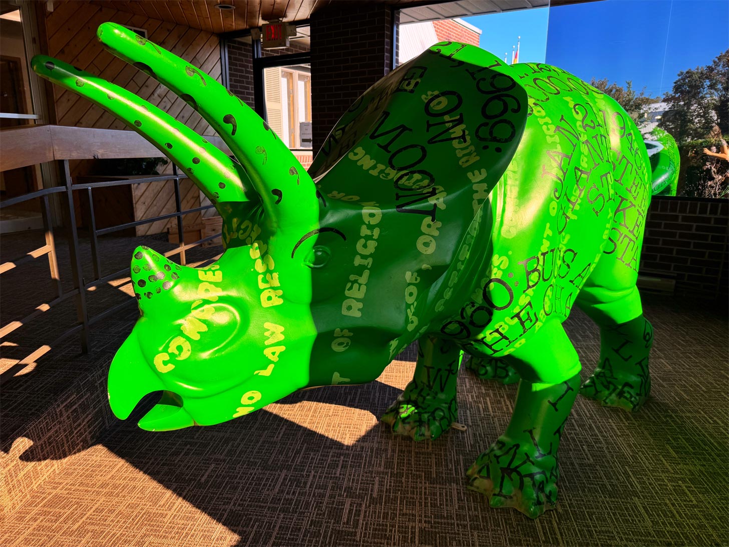 Typosaurus Pittsburgh Dinosaur Statue