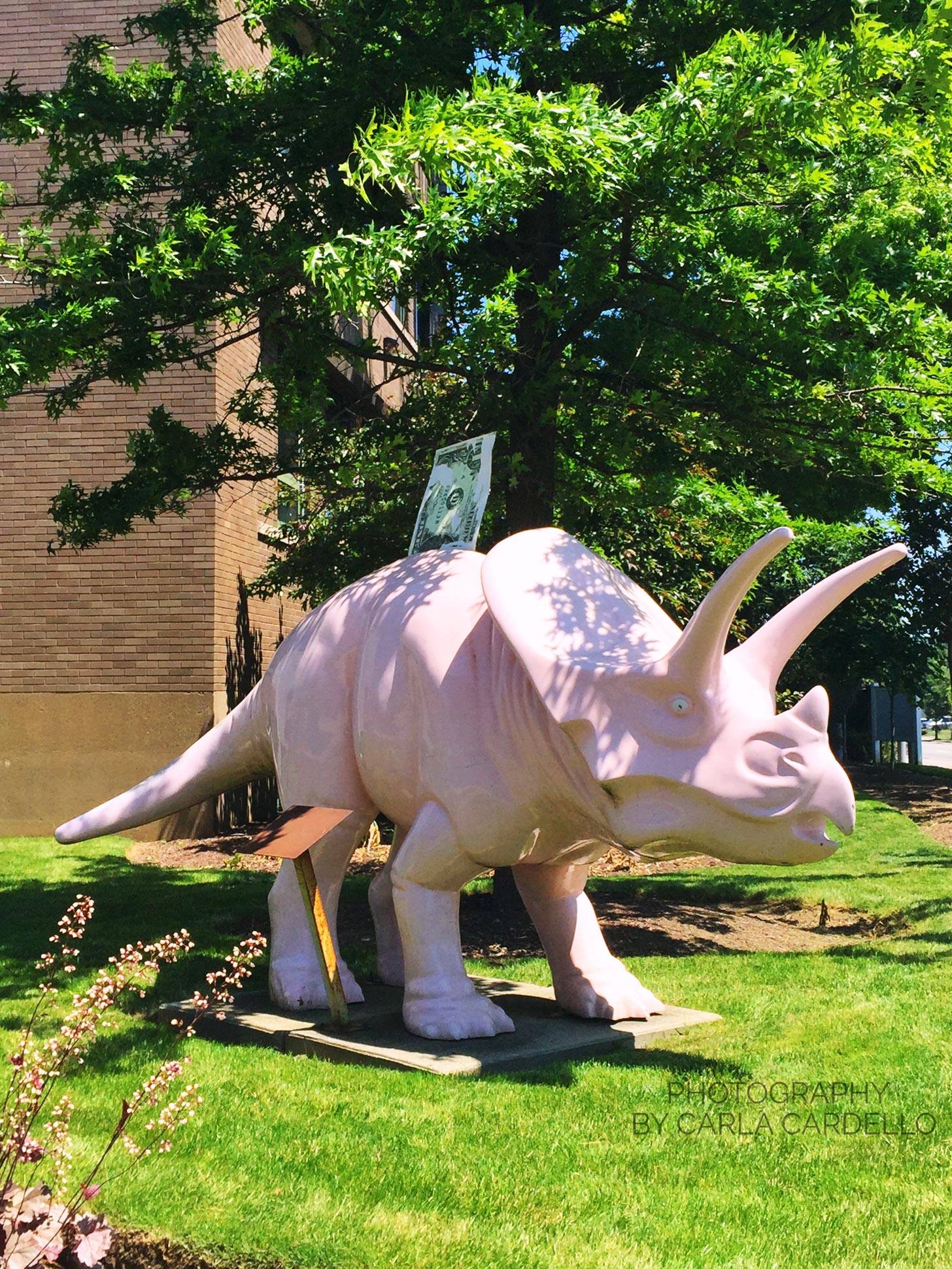 Bill Dollarsaurus Pittsburgh Dinosaur Statue