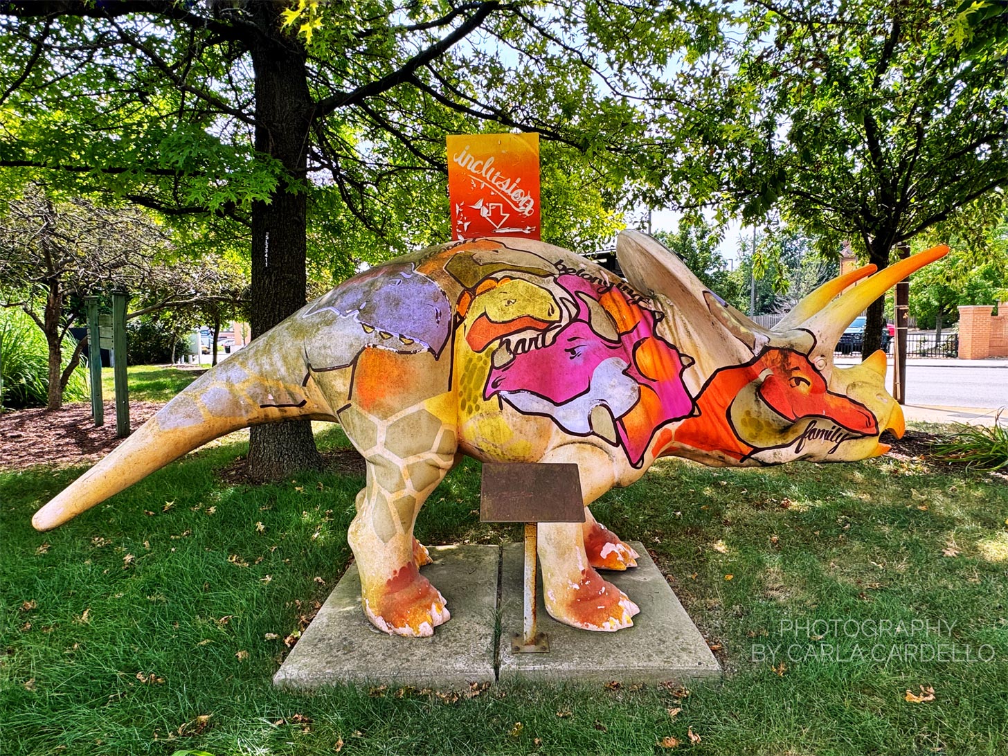 Bill Dollarsaurus Pittsburgh Dinosaur Statue