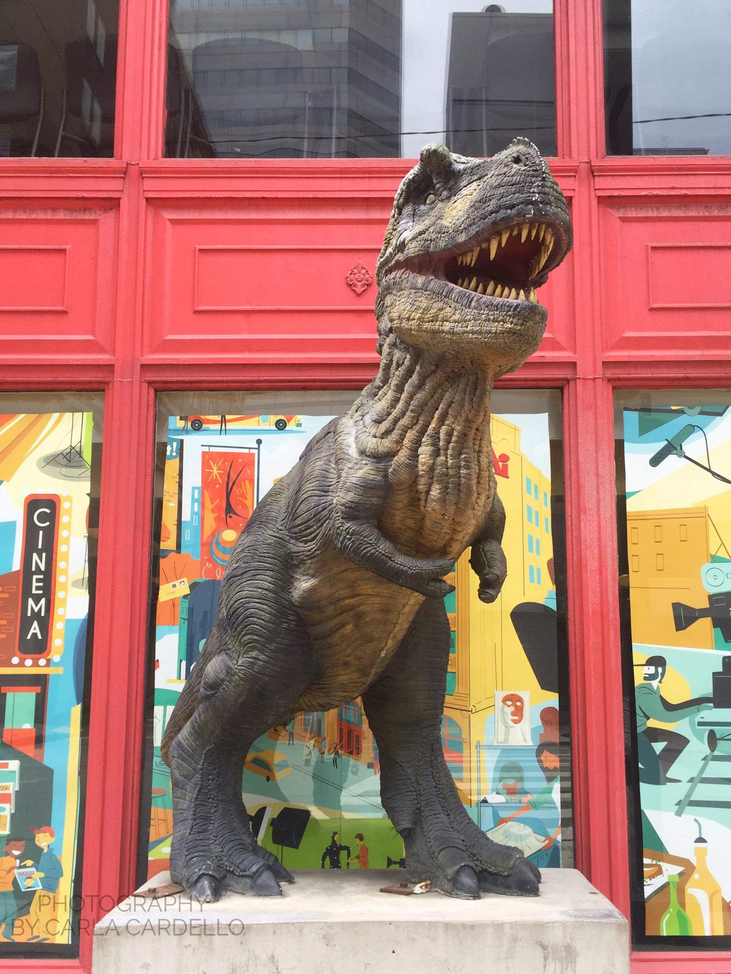 Creation Rex Pittsburgh Dinosaur Statue
