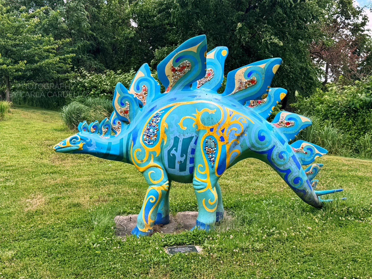 D Borasaurus Pittsburgh Dinosaur Statue