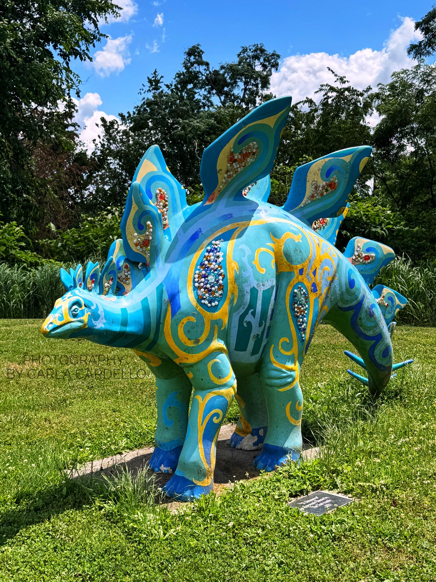 D Borasaurus Pittsburgh Dinosaur Statue