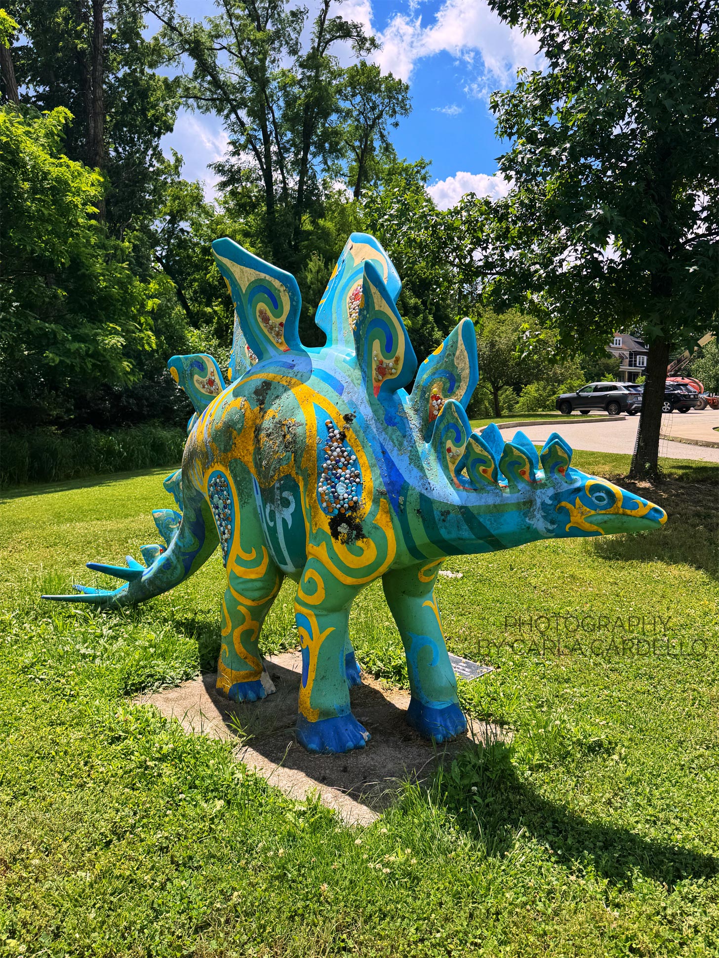 D Borasaurus Pittsburgh Dinosaur Statue