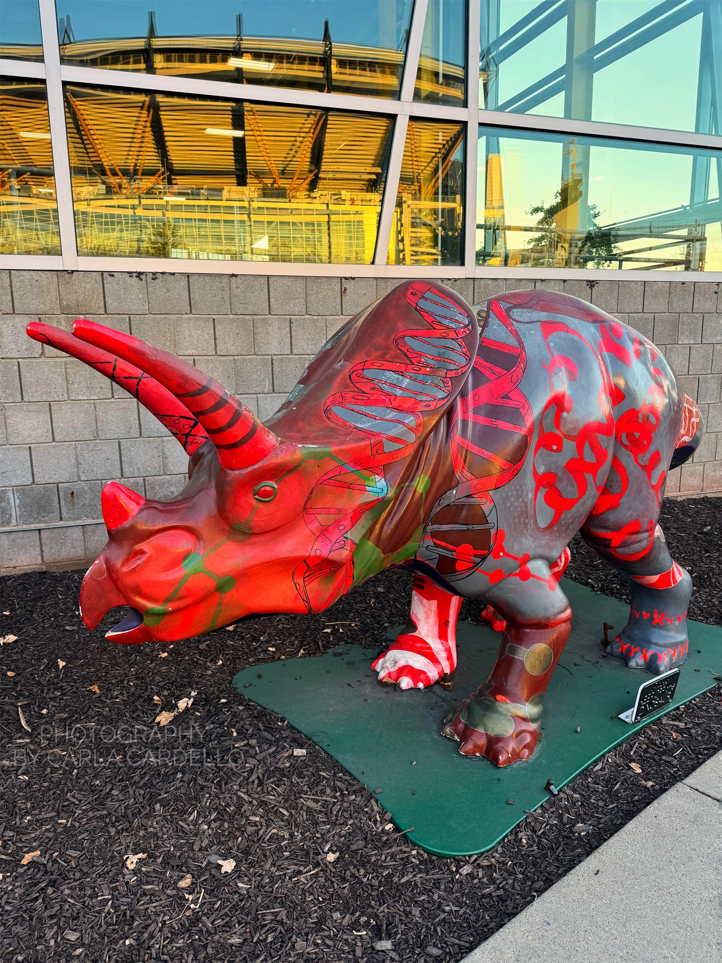 DNAsaurus Pittsburgh Dinosaur Statue