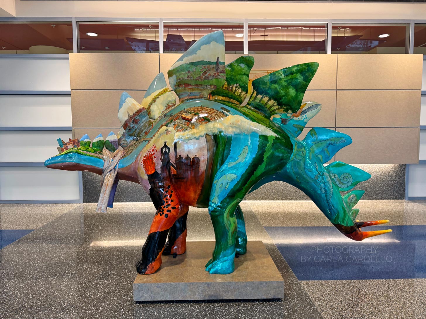 An Ecological History of Pittsburgh Dinosaur Statue