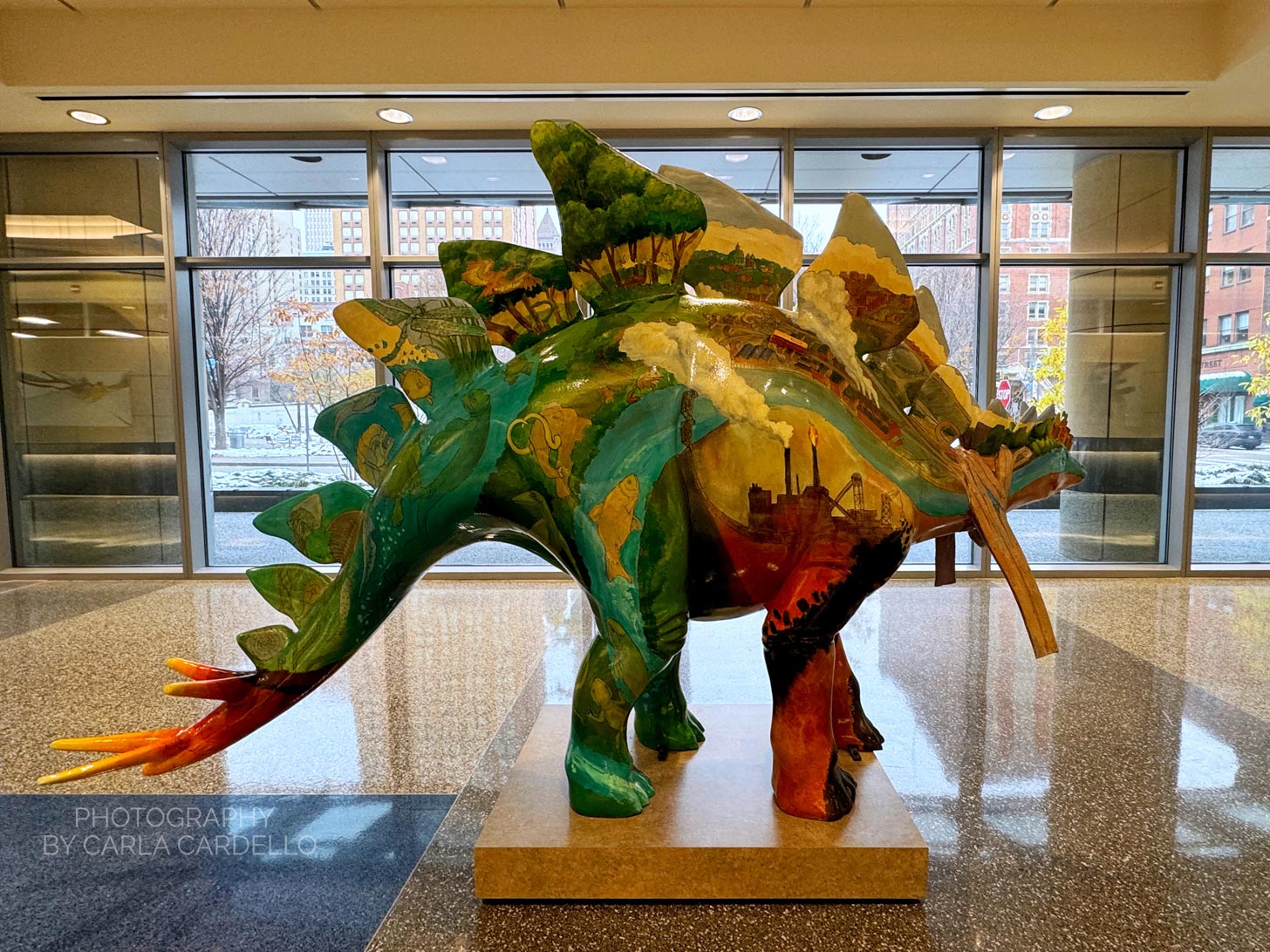 An Ecological History of Pittsburgh Dinosaur Statue
