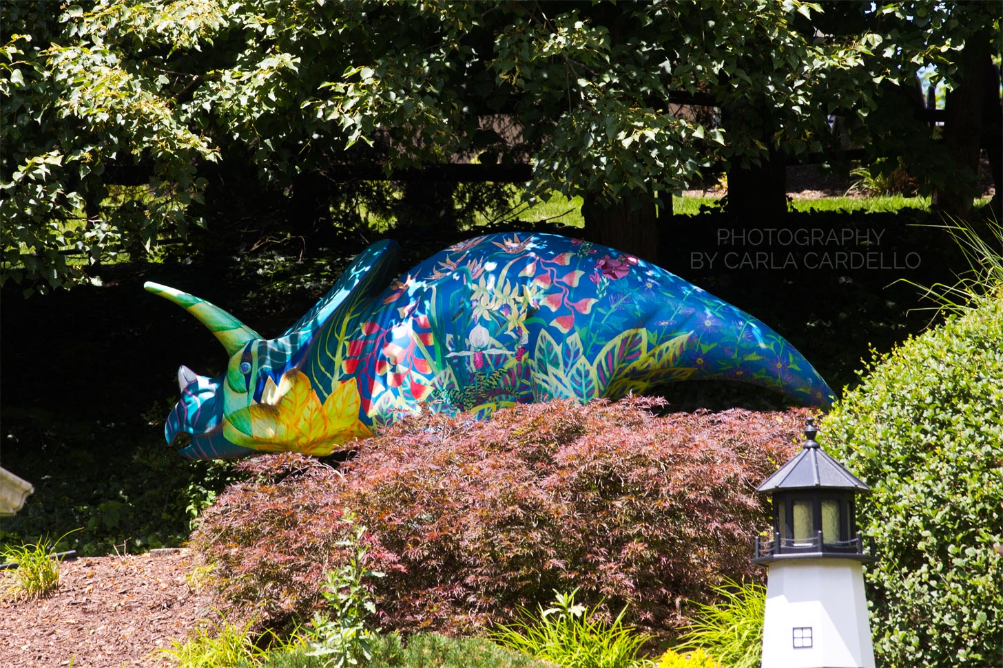 Flora-Torosaurus Pittsburgh Dinosaur Statue