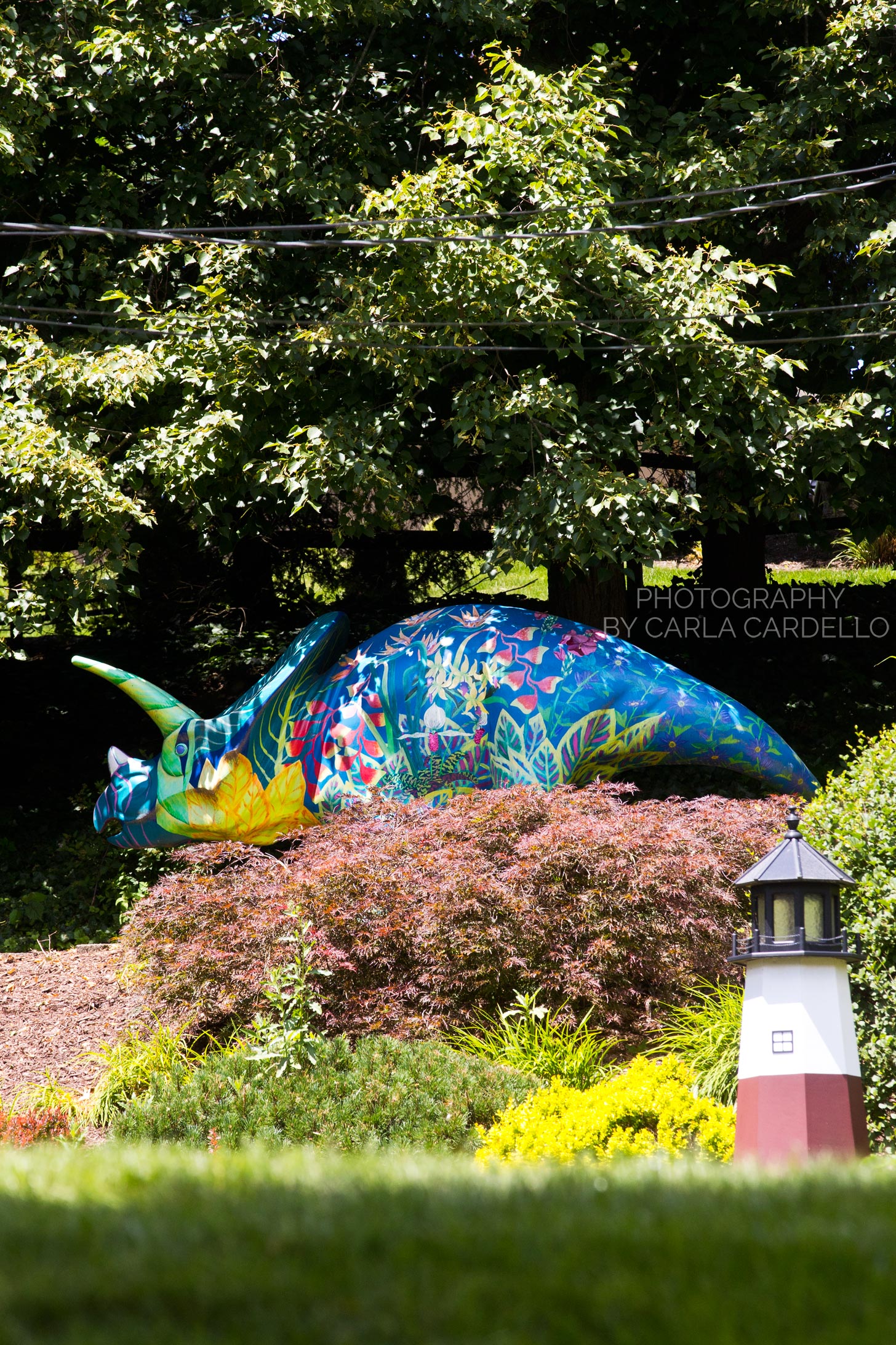 Flora-Torosaurus Pittsburgh Dinosaur Statue