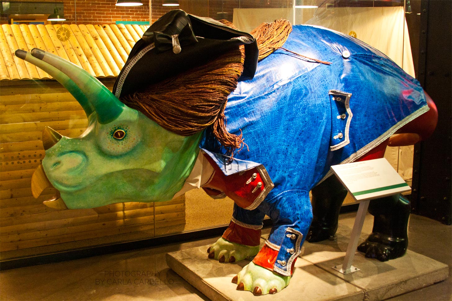 George Washasaurus Pittsburgh Dinosaur Statue