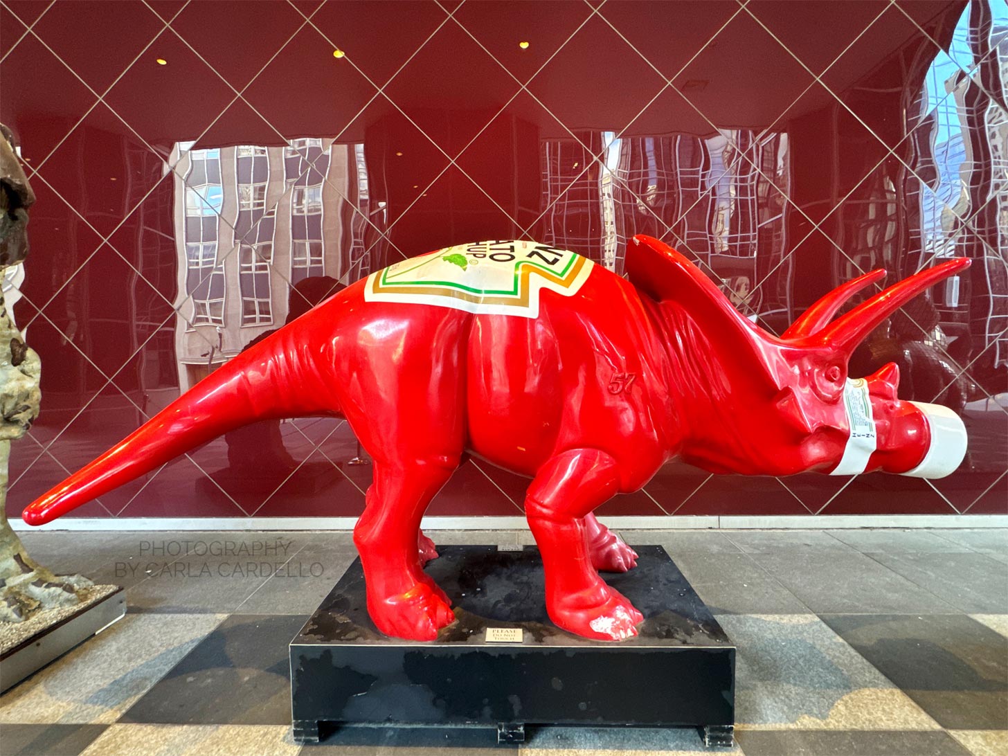 Ketchupsaurus Pittsburgh Dinosaur Statue