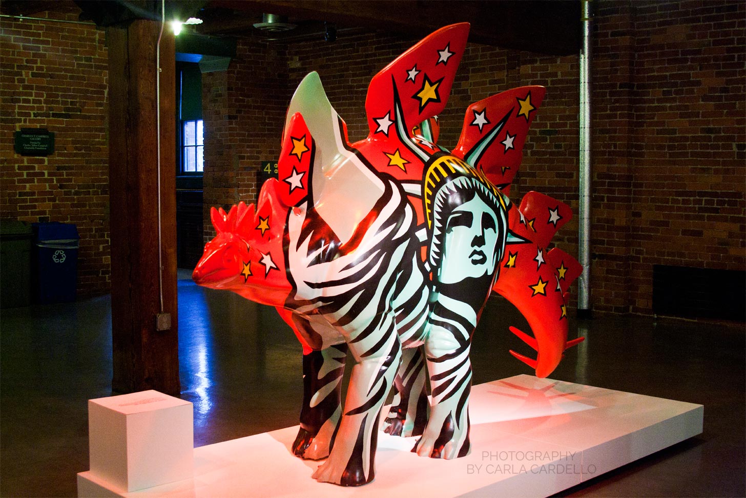 Liberty Pittsburgh Dinosaur Statue
