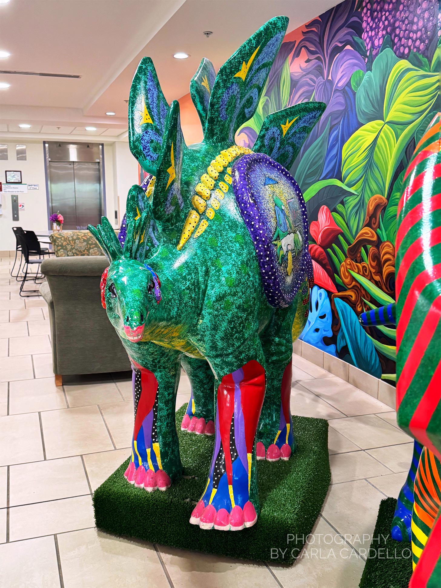 Neurosaurus Pittsburgh Dinosaur Statue