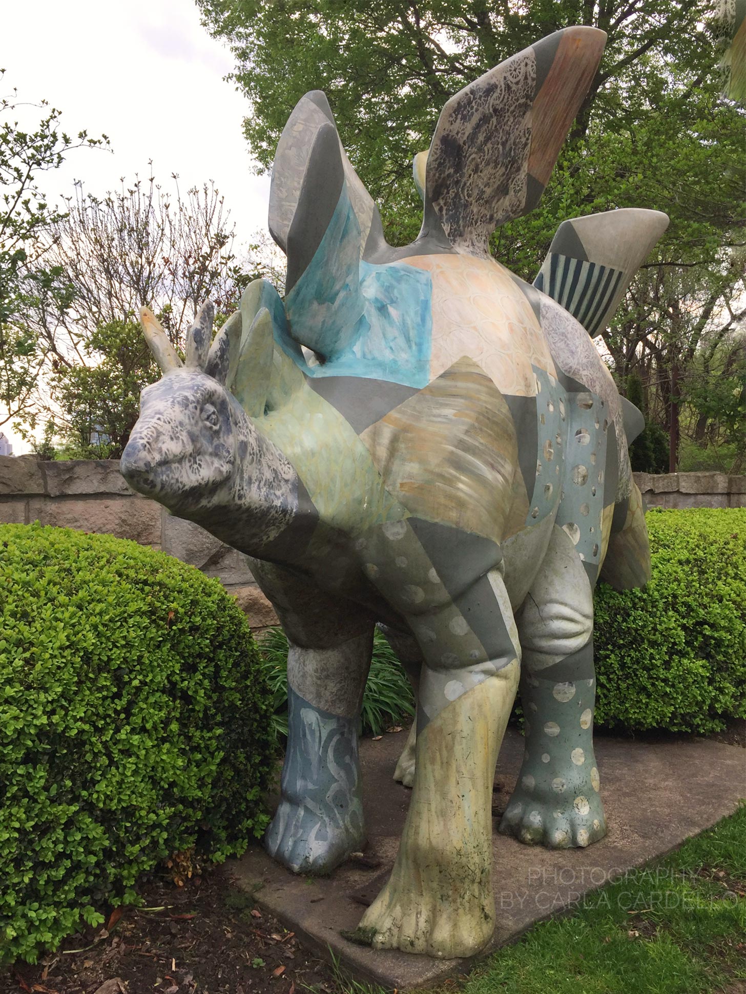 Prehistoric Printasaurus Pittsburgh Dinosaur Statue