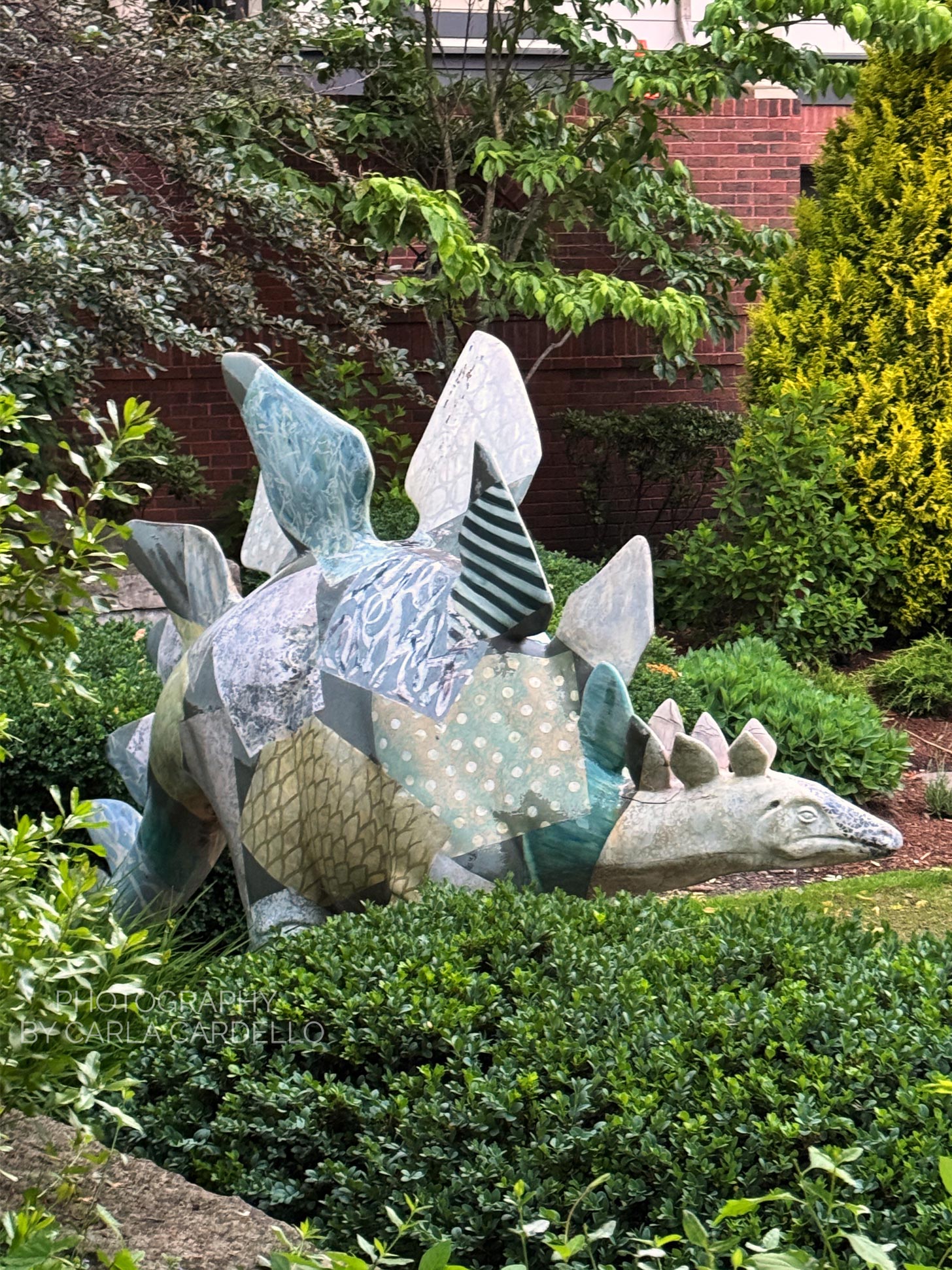 Prehistoric Printasaurus Pittsburgh Dinosaur Statue