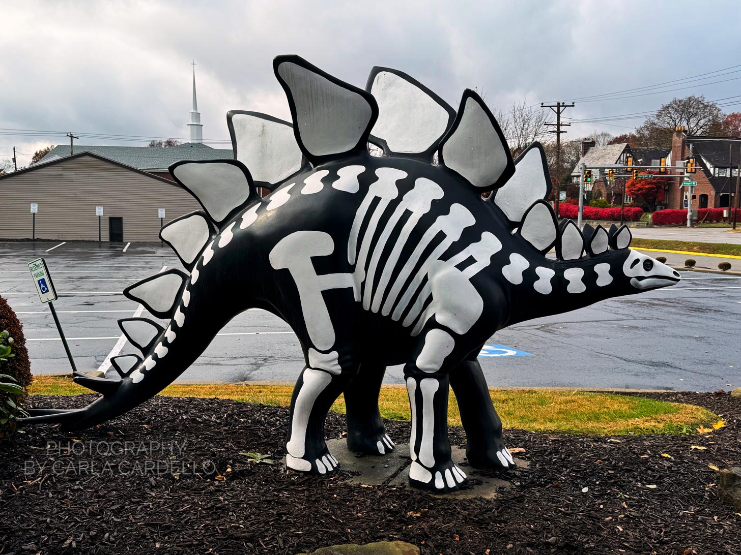 Skeletosaurus Pittsburgh Dinosaur Statue