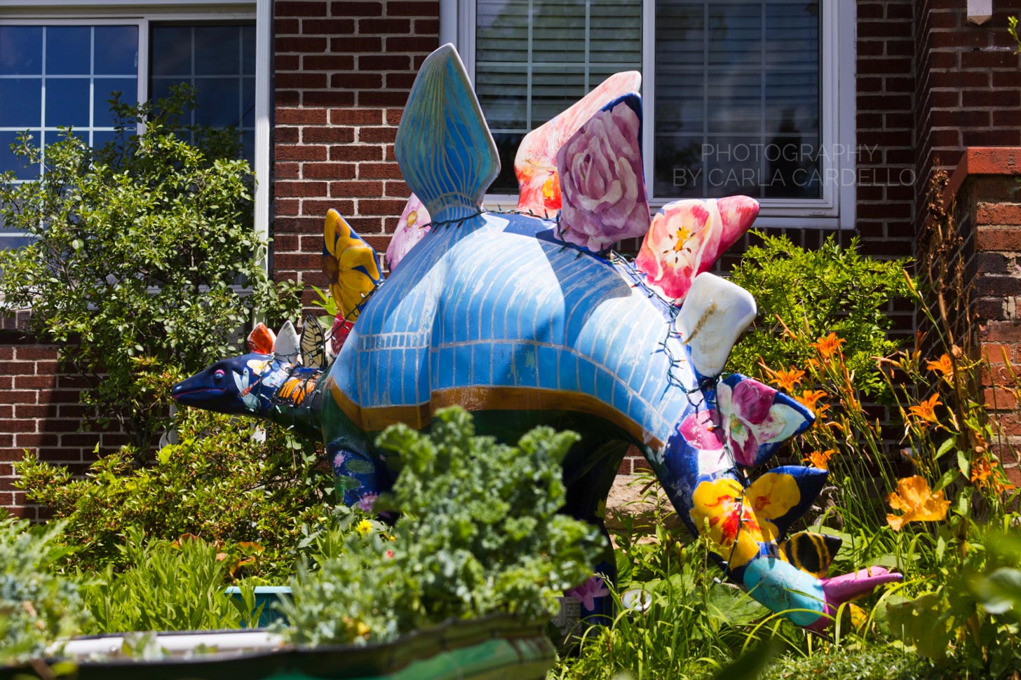 Stegoflorus Pittsburgh Dinosaur Statue