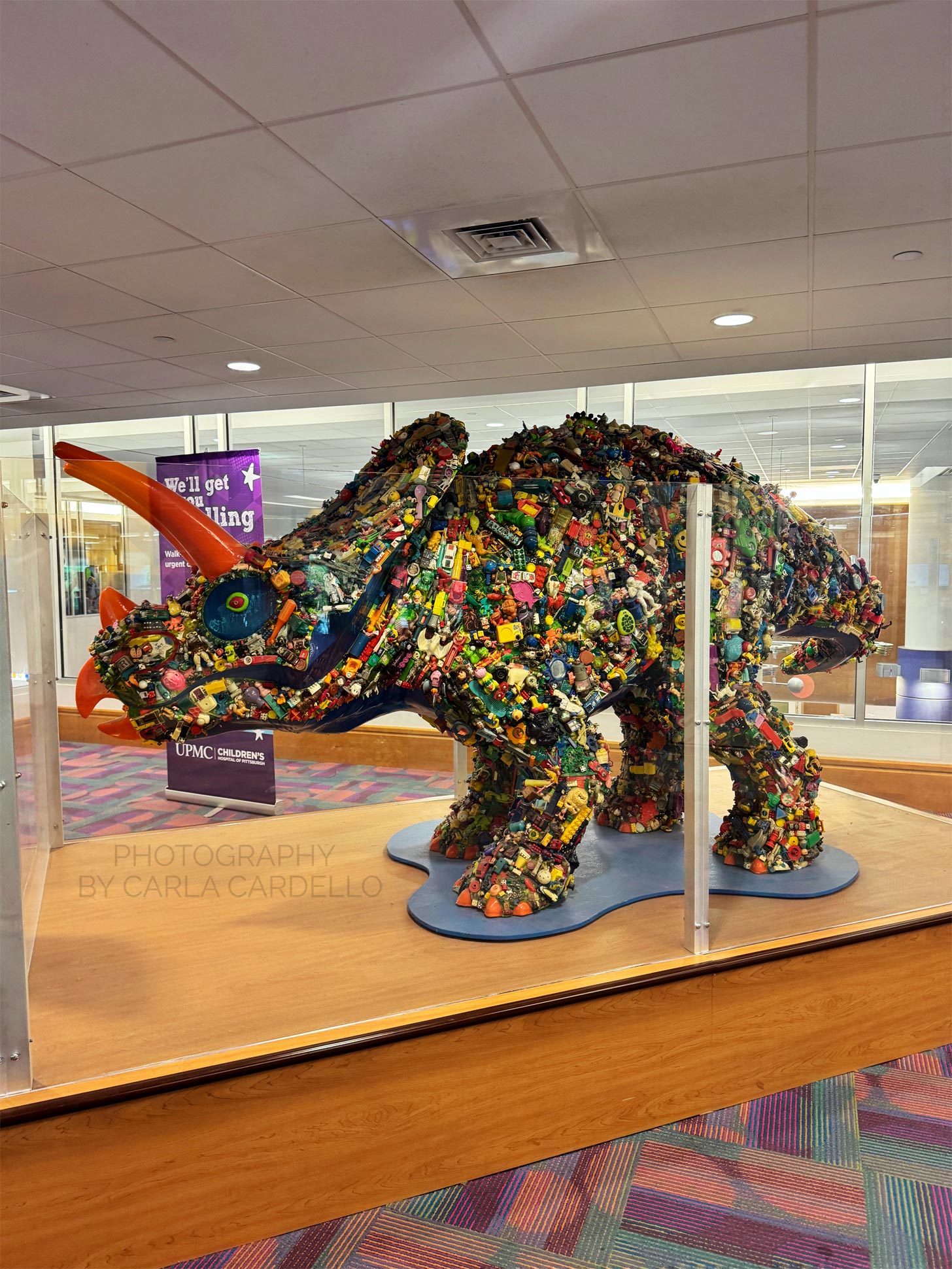Toyosaurus Pittsburgh Dinosaur Statue