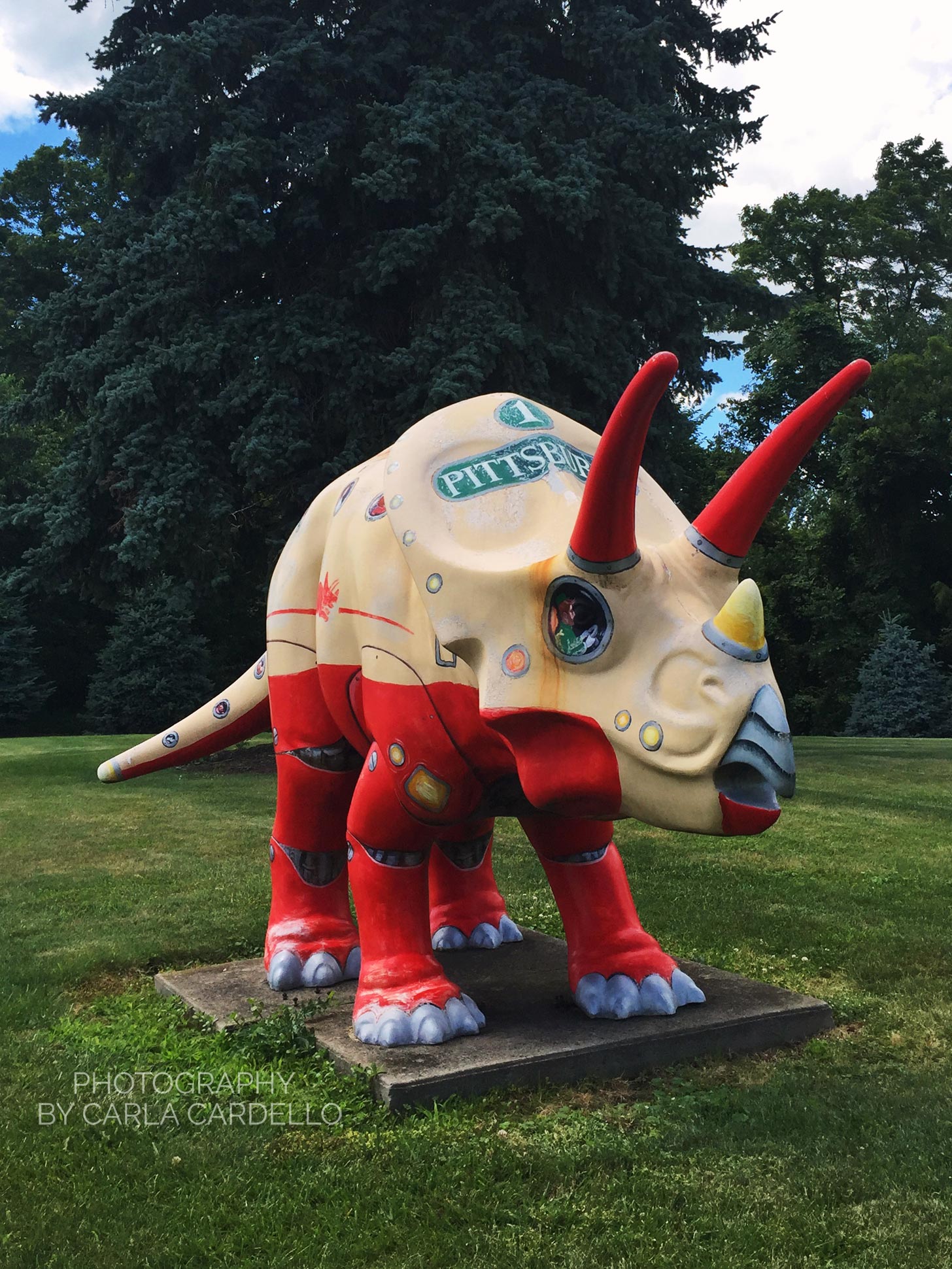 Transitsaurus Pittsburgh Dinosaur Statue