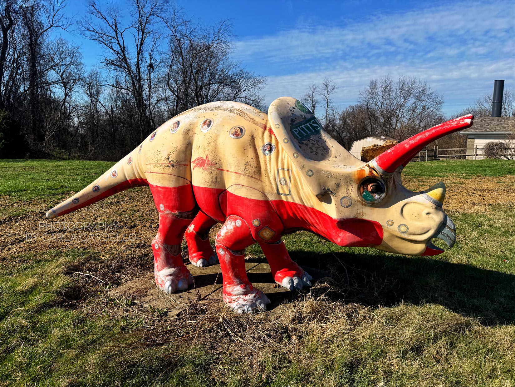 Transitsaurus Pittsburgh Dinosaur Statue
