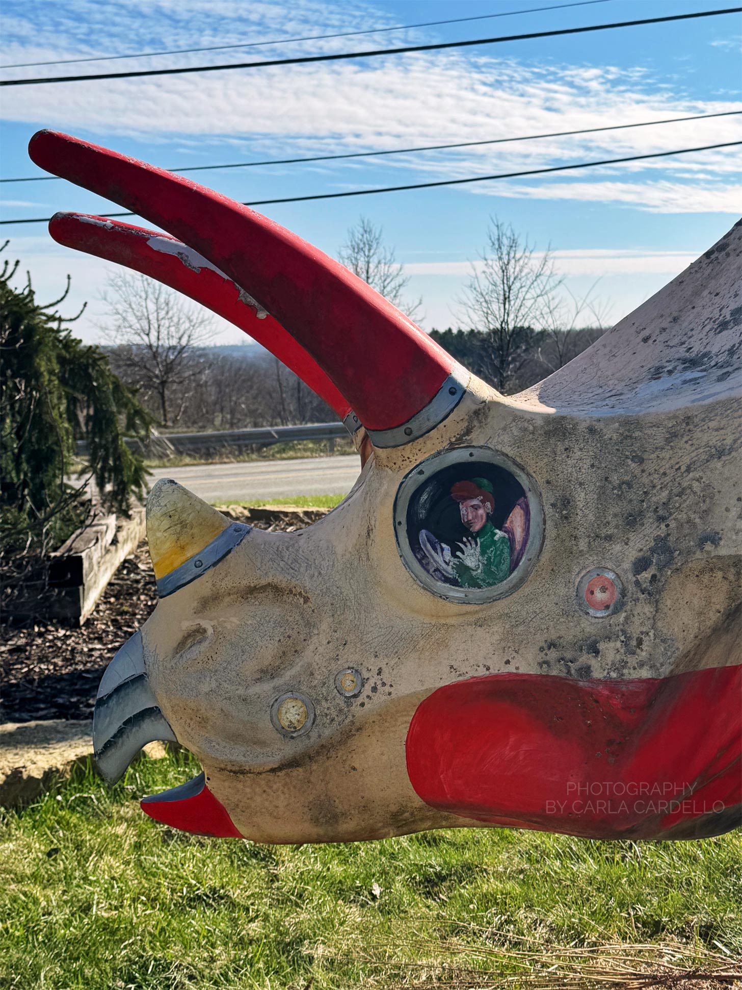 Transitsaurus Pittsburgh Dinosaur Statue