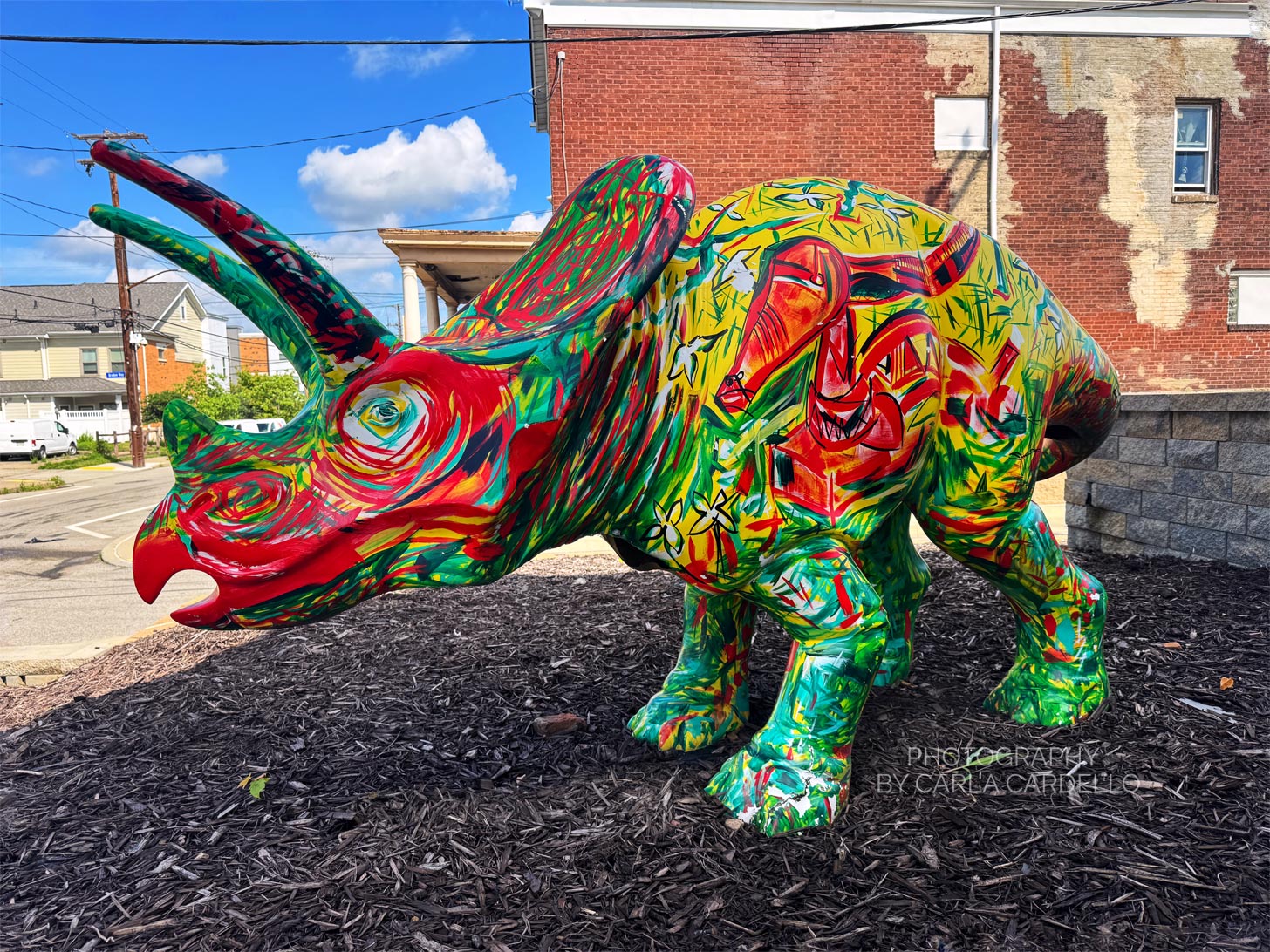 Urban Leagueasaurus Pittsburgh Dinosaur Statue